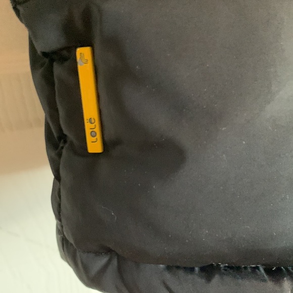 Lole duck down & feather black puffer w/ 3 zip pockets & hand warmers size S 🪶 - Picture 8 of 10